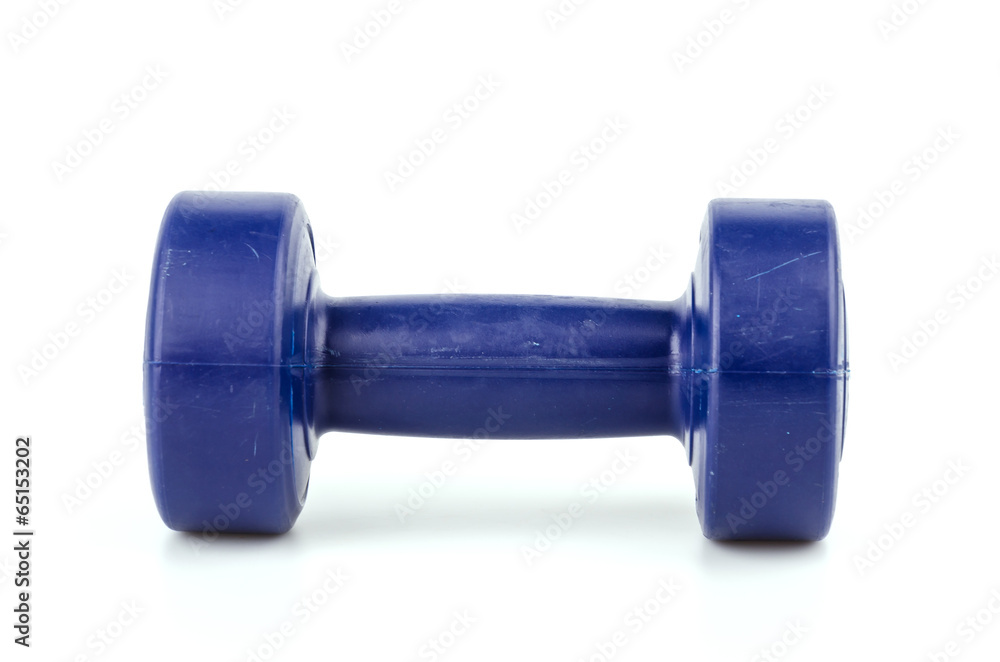 Dumbbells isolated white background Dumbbells isolated white background
