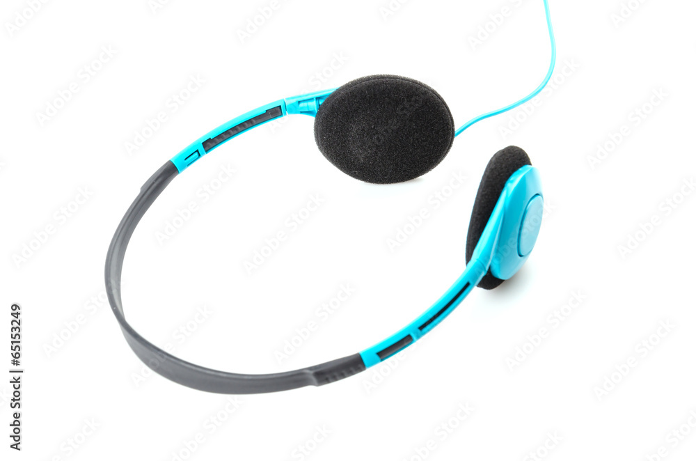 Headphone isolated white background Headphone isolated white background