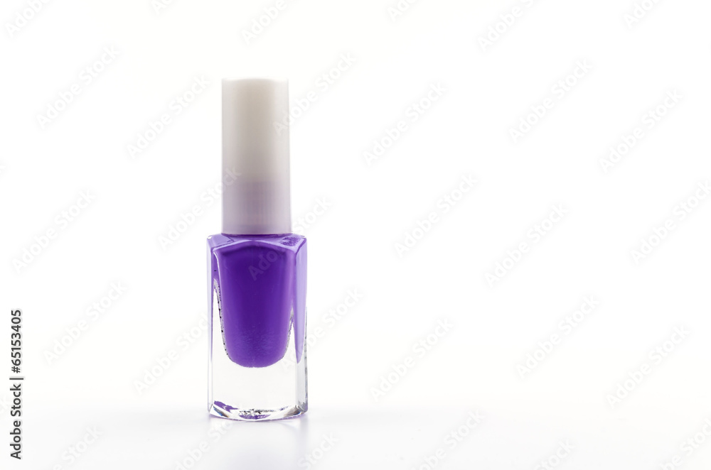 Isolated nail polish Isolated nail polish