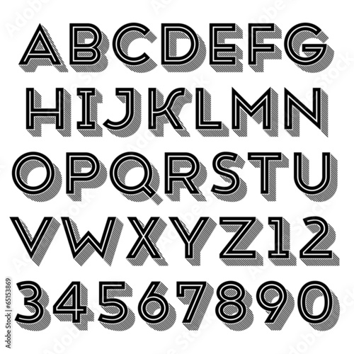 Handmade sans-serif font