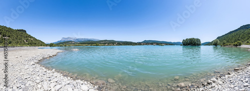 Mediano reservoir at Huesca, Spain photo