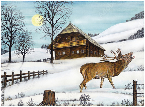 Waldbauernhaus.Steiermark