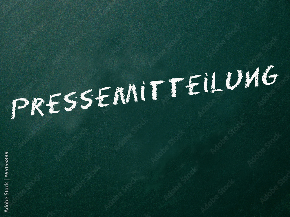 Obraz premium Pressemitteilung