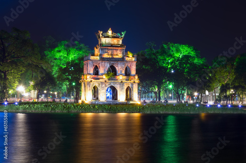 Turtle Tower at Night.