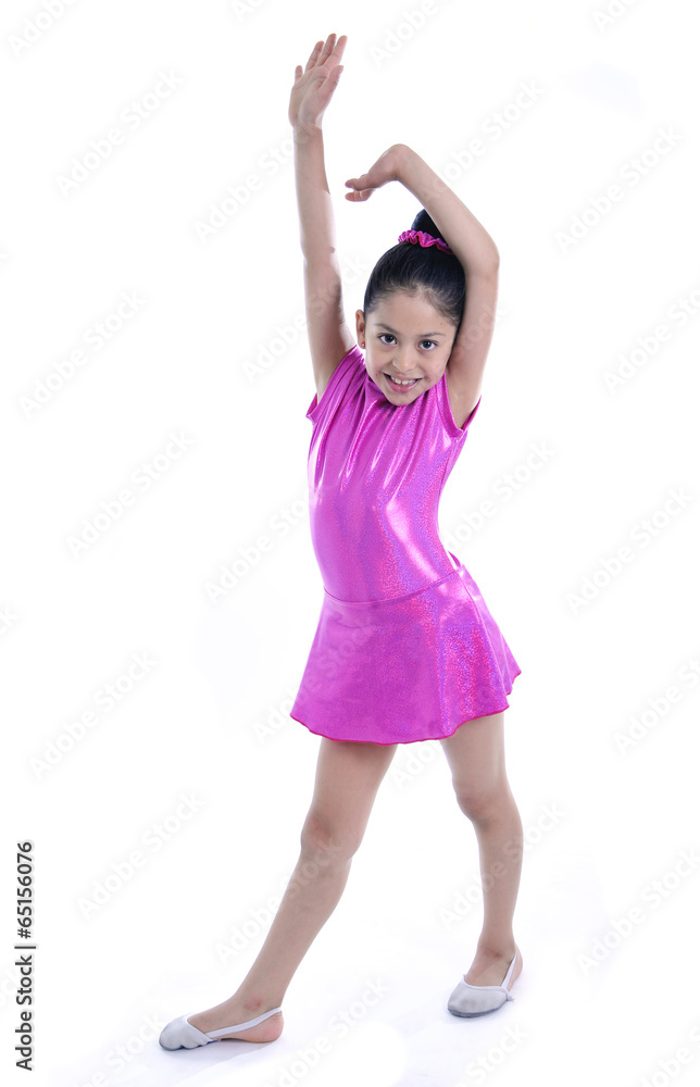 latin cute young little girl in dancing and ballet practice latin cute young little girl in dancing and ballet practice