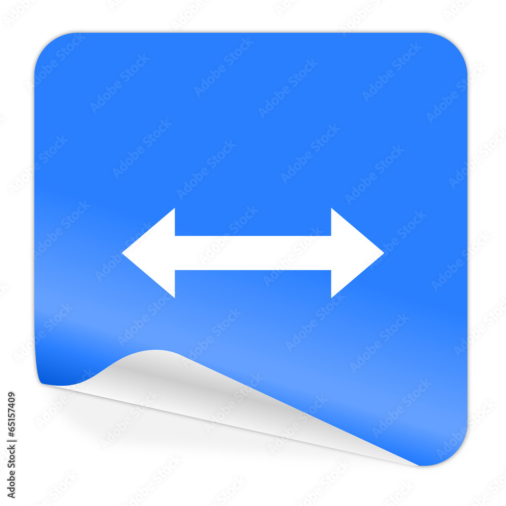 arrow blue sticker icon arrow blue sticker icon