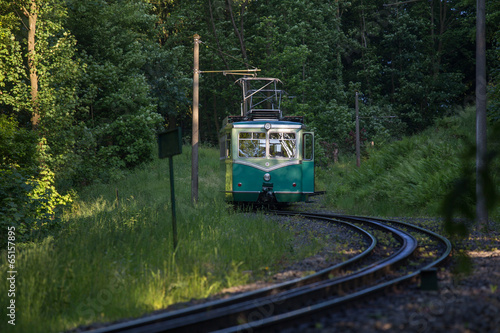 Drachenfels rack railway Koenigswinter gemany