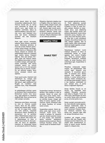 vector newspaper