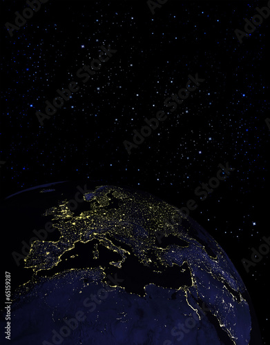 Erde bei Nacht #65159287