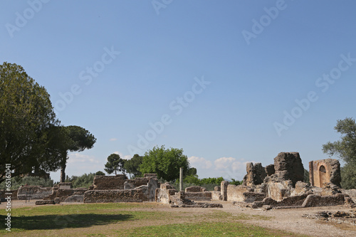 Ancient ruins of Hadrian's Villa - Tivoli, Italy