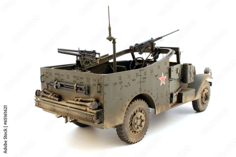 Model M3 Stuart rear view Model M3 Stuart rear view