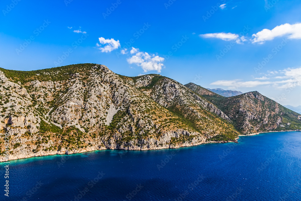 Adriatic landscape, Peljesac peninsula in Croatia