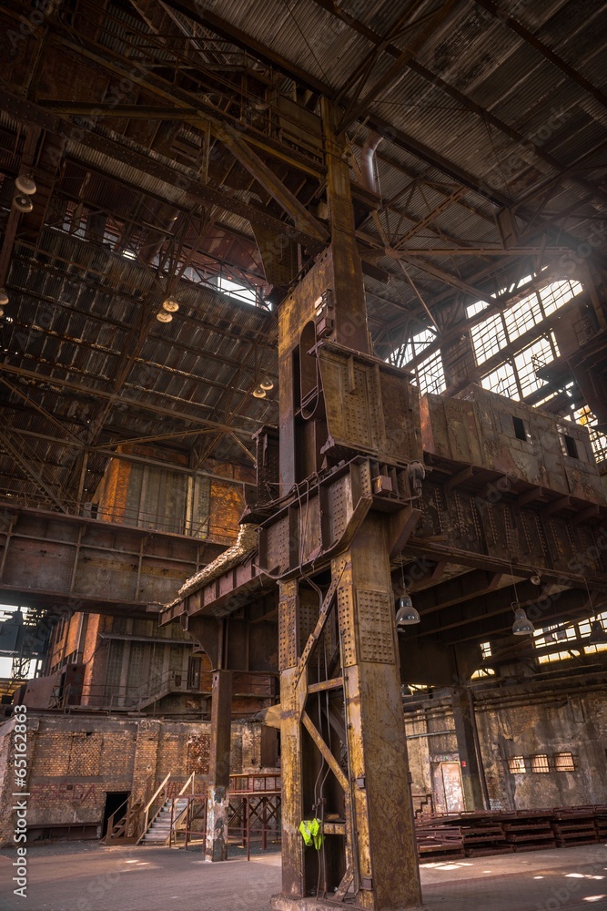 Large industrial hall under construction Large industrial hall under construction