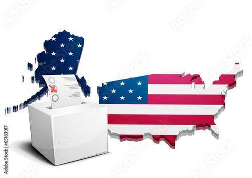 ballot box USA