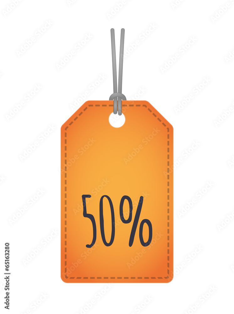 Shopping product label icon