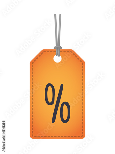 Shopping product label icon