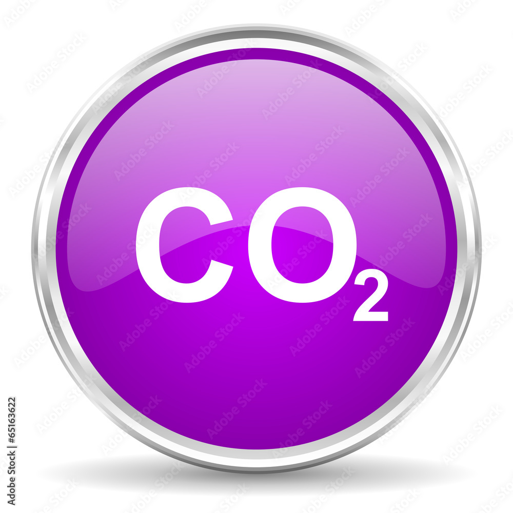 carbon dioxide pink glossy icon carbon dioxide pink glossy icon