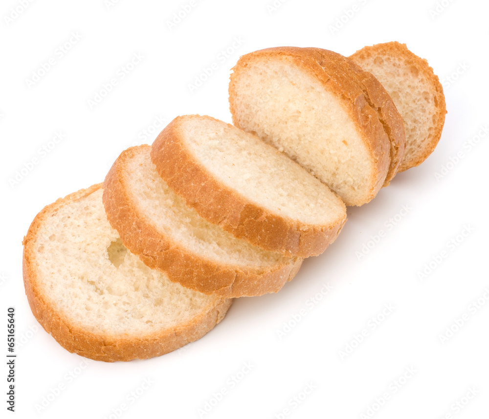 sliced baguette