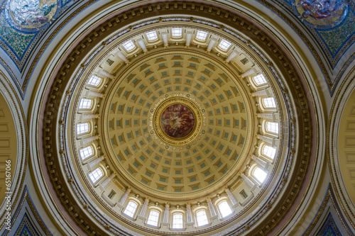 Capitol building interior in Madison, Wisconsin