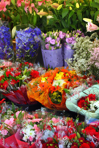 Fototapeta Naklejka Na Ścianę i Meble -  European flower shop