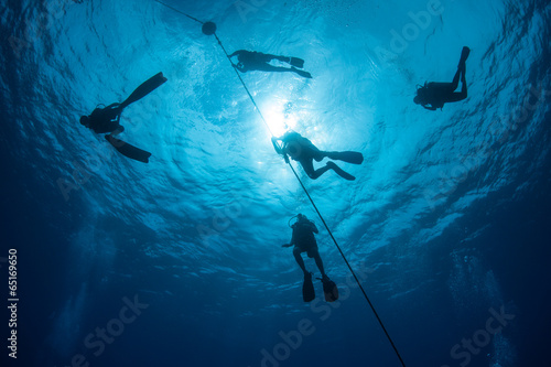 Fotobehang Scuba Diving