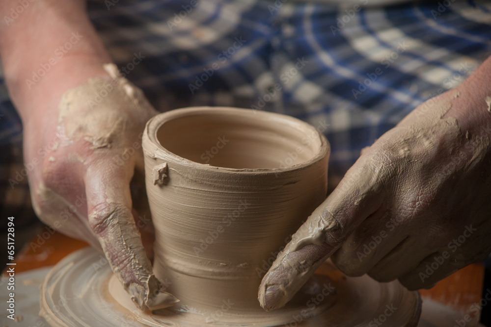 Hands of a potter Hands of a potter