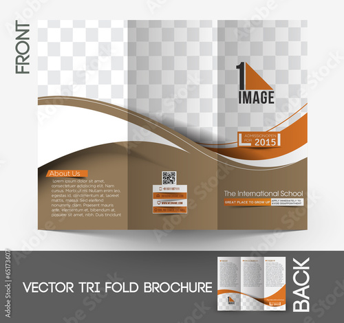The International School Tri-Fold Brochure Design