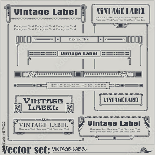 Border style labels on different topics