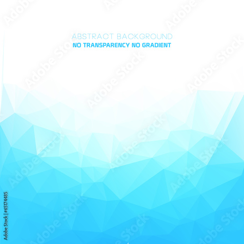 Abstract polygonal geometric style blue background