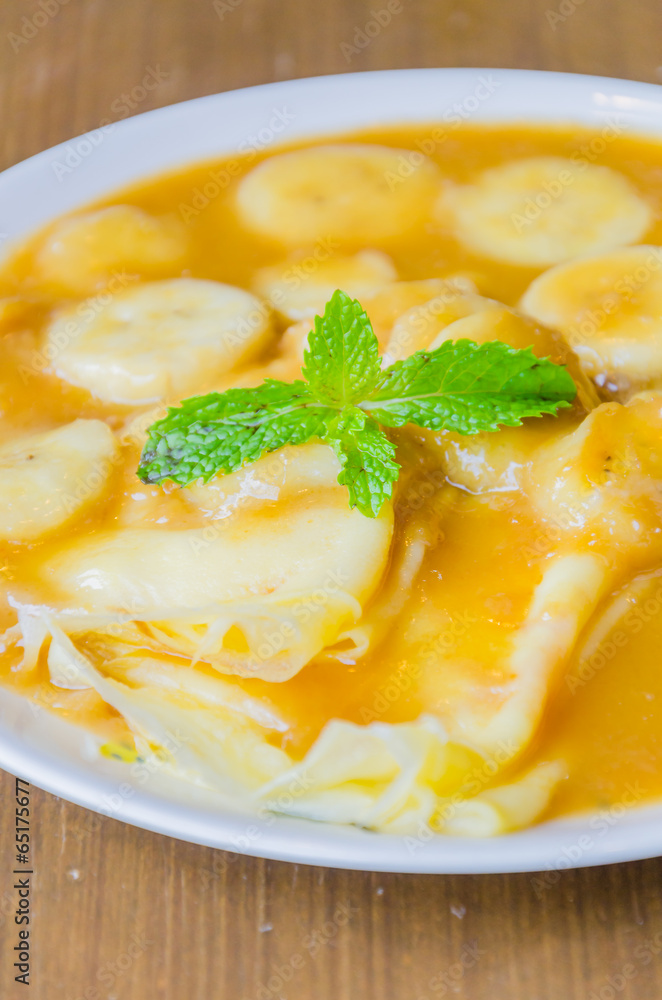 Crepe banana Crepe banana