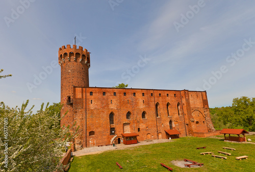 Schwetz castle (1350) of Teutonic Order. Swiecie, Poland photo