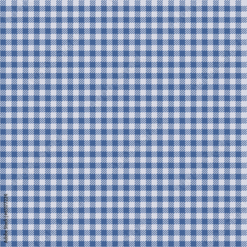 Karo Muster blau weiss
