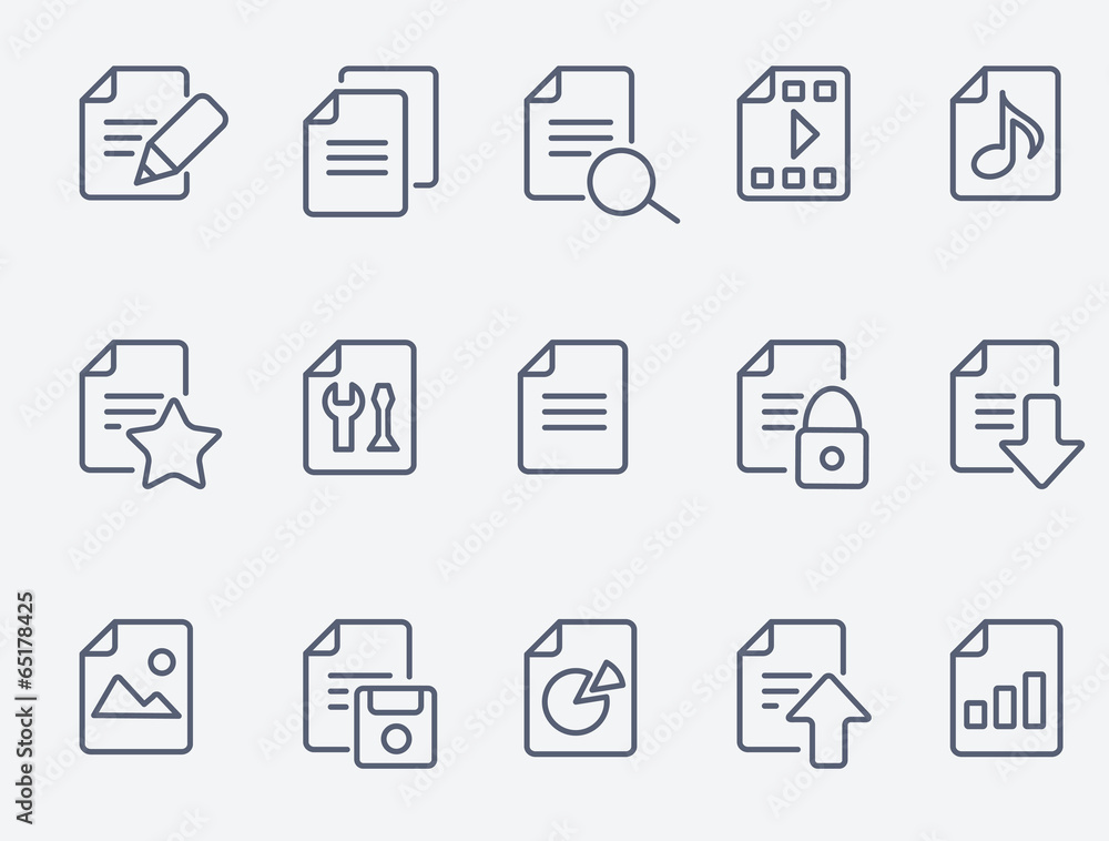 Document icons Document icons