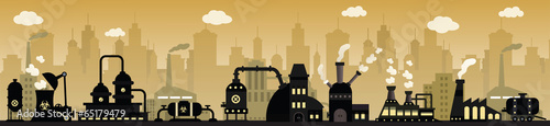 Factory in the city