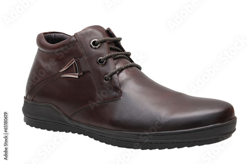 Men's winter brown boots