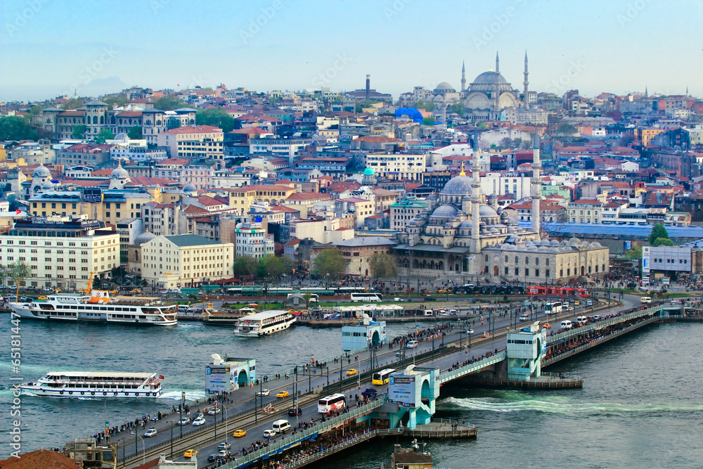 Istanbul Sultanhamet and Galata bridge