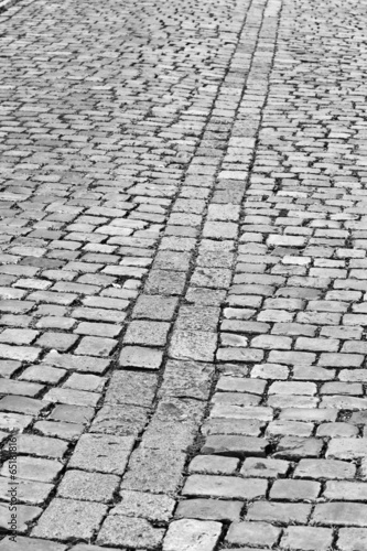 Old cobblestone street in Prague