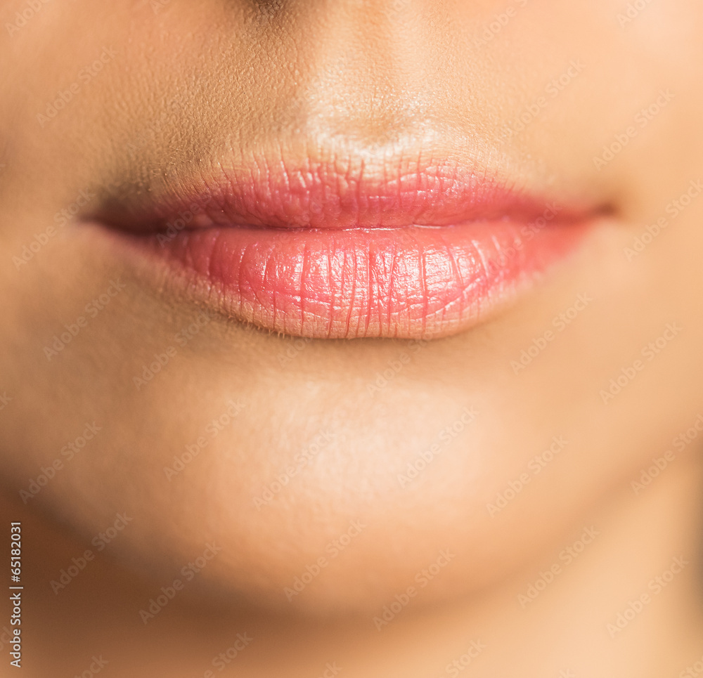 Fototapeta premium Female lips close up