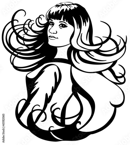 girl and hair
