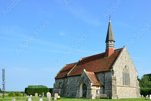 Rural english parish church