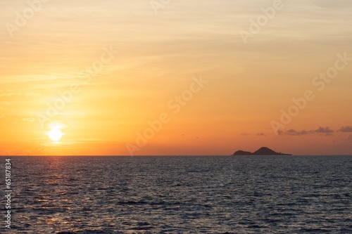 Sunset over island 1 © chbaum