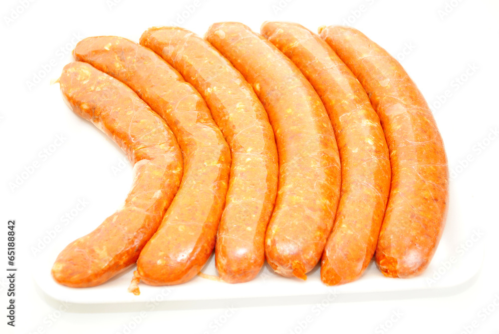 Raw Hot and Spicy Italian Sausage Links Raw Hot and Spicy Italian Sausage Links
