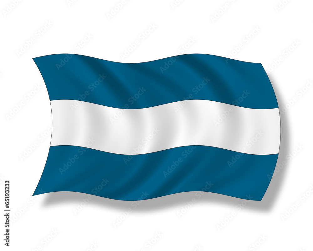 Illustration,Flagge von El Salvador
