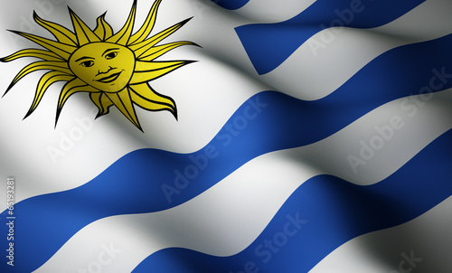 Uruguayan flag photo