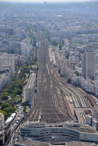 Train station in Paris  France.