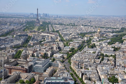 View over Paris, France.