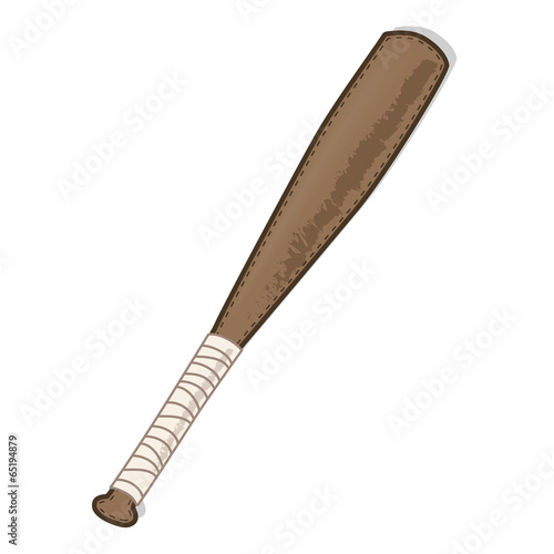 vintage wooden baseball bat