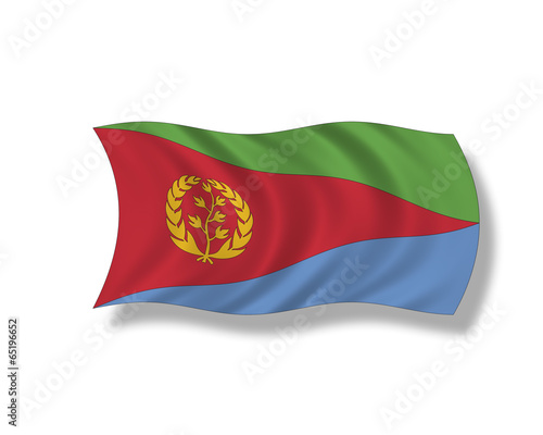 Illustration,Flagge von Eritrea