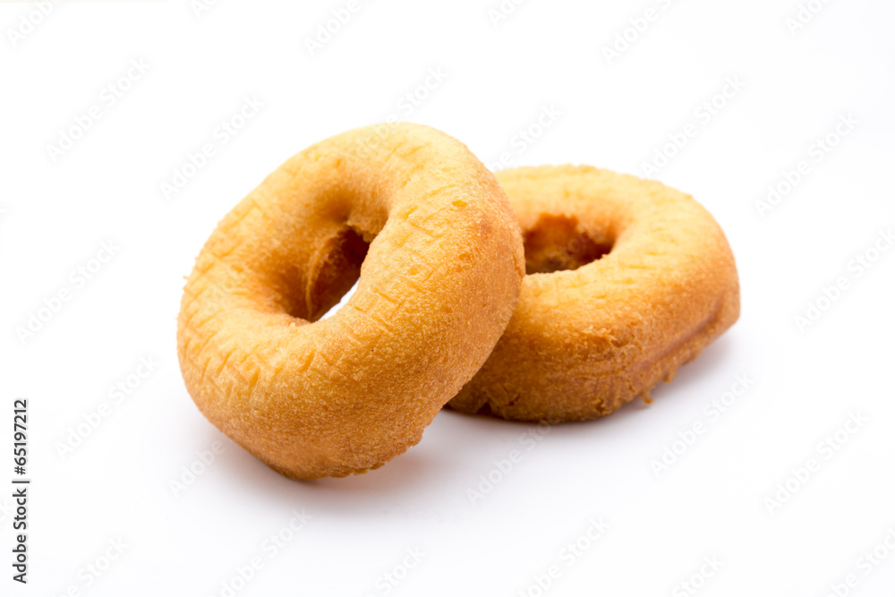 Donut isolated on a white background Donut isolated on a white background