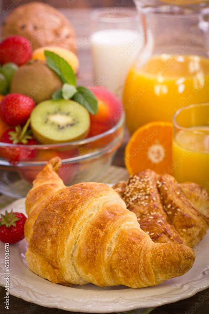 Healthy breakfast on the table Healthy breakfast on the table